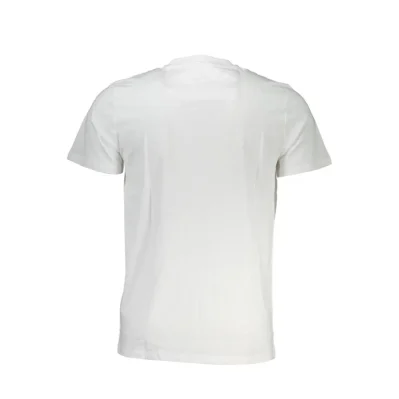 White Cotton Men T-Shirt