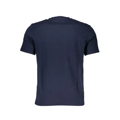 Blu Cotton Men T-Shirt