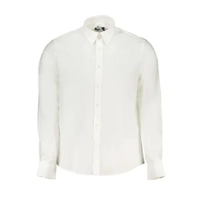 White Cotton Men's Shirt