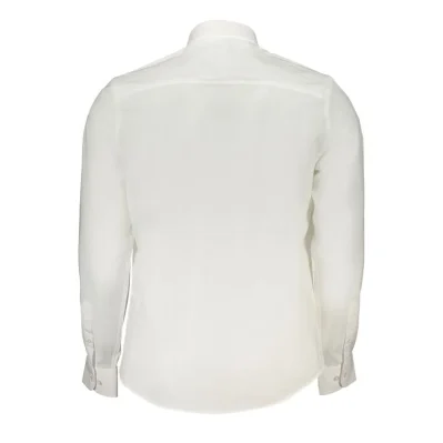 White Cotton Men's Shirt