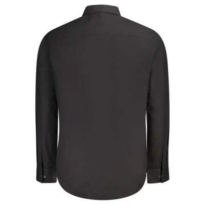 Black Cotton Men's Shirt