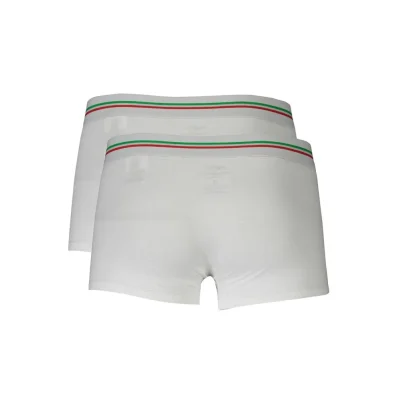 White Cotton Men Boxer