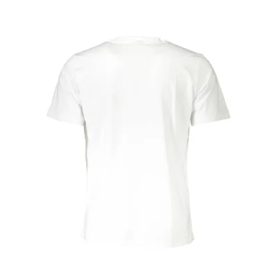 White Cotton Men T-Shirt