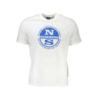 White Cotton Men's T-Shirt