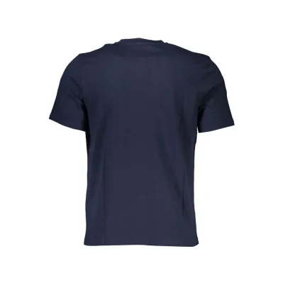 Blue Cotton Men's T-Shirt
