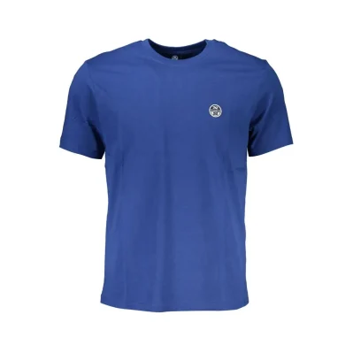 Blu Cotton Men T-Shirt