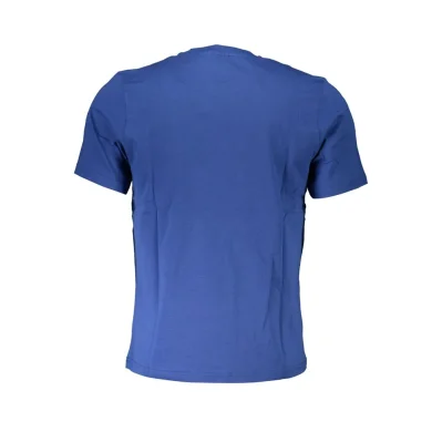 Blu Cotton Men T-Shirt