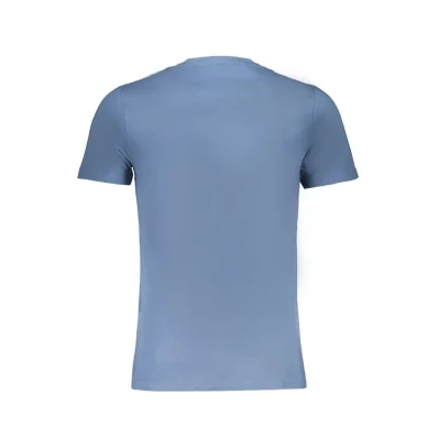 Blu Cotton Men T-Shirt