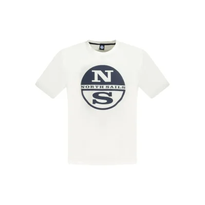 White Cotton Mens TShirt