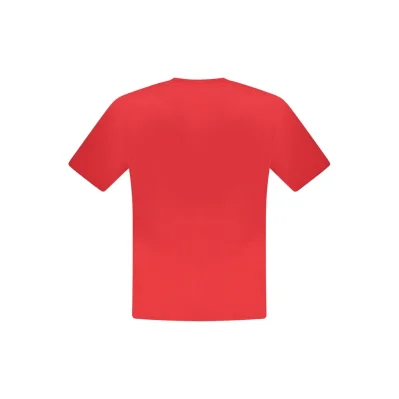 Red Cotton Men T-Shirt