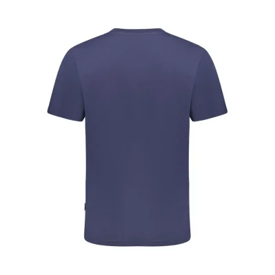 Blue Cotton Men T-Shirt