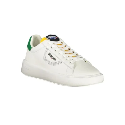 White Leather Men Sneaker