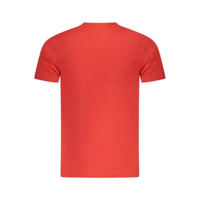 Red Cotton Men T-Shirt