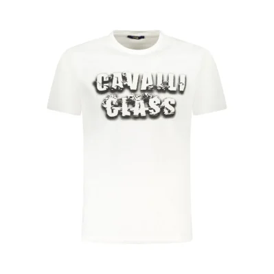 White Cotton Men T-Shirt