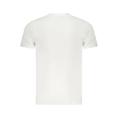 White Cotton Mens TShirt