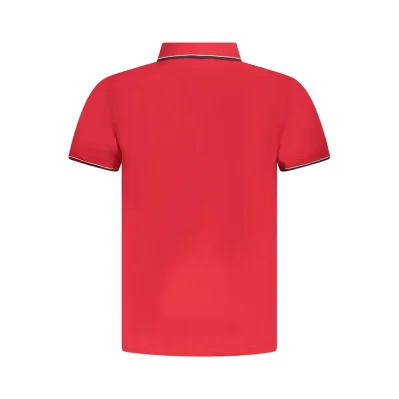 Red Cotton Men Polo