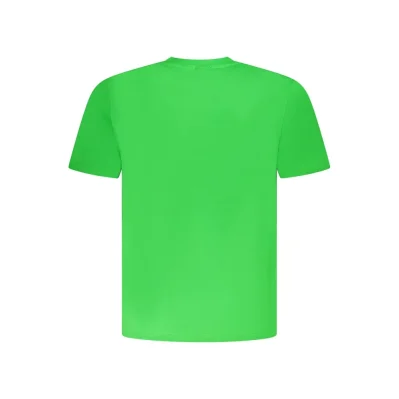 Green Cotton Men T-Shirt