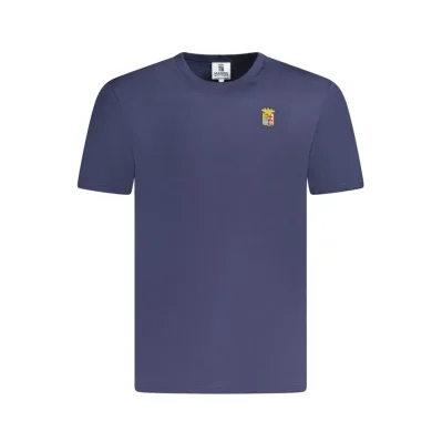 Blu Cotton Men T-Shirt