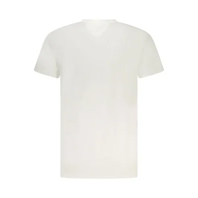 White Cotton Men T-Shirt