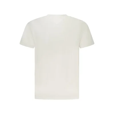 White Cotton Men T-Shirt