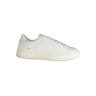 White Polyester Women Sneaker