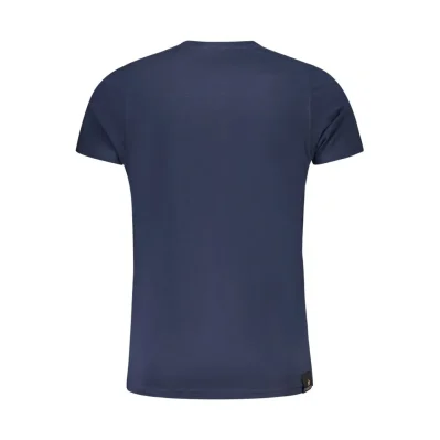 Blu Cotton Men T-Shirt
