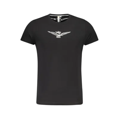 Black Cotton Men's T-Shirt
