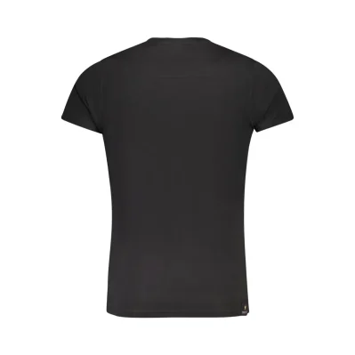 Black Cotton Men's T-Shirt