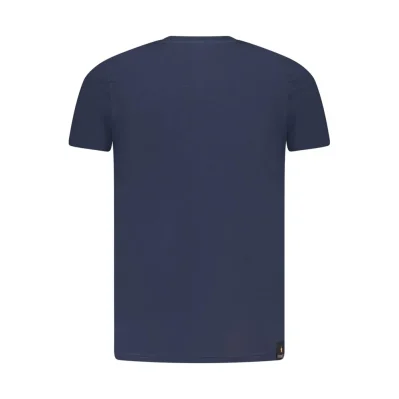 Blue Cotton Men's T-Shirt