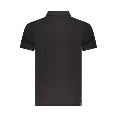 Black Cotton Men's Polo Shirt
