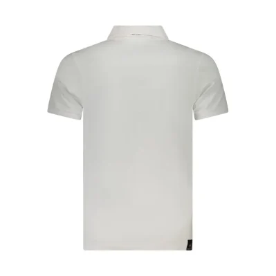 White Cotton Mens Polo Shirt
