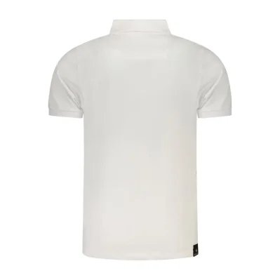 White Cotton Men's Polo Shirt