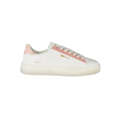 White Polyester Women Sneaker