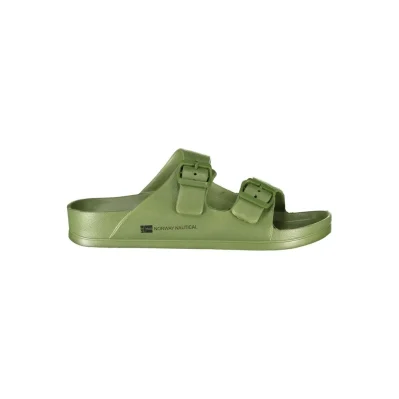 Green Plastic Men Sandal