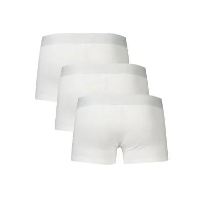 White Polyester Men's Boxer