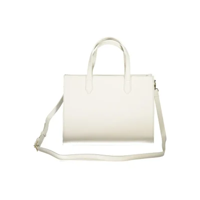 Bianco Poliuretano Women Handbag