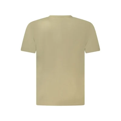 Green Cotton Men T-Shirt