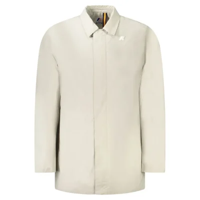 Beige Polyamide Men Jacket