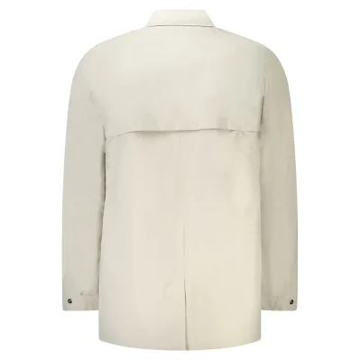 Beige Polyamide Men Jacket