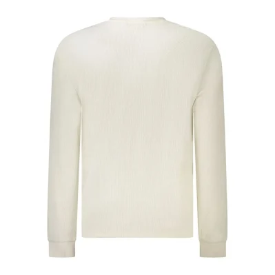 White Cotton Men Sweater