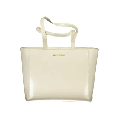 Beige Polyethylene Handbag
