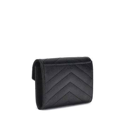 Black Calf Leather Bos Taurus Wallet