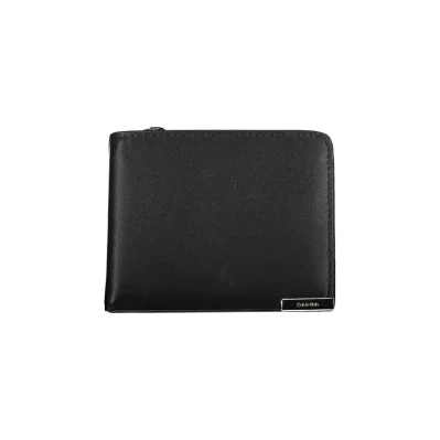 Nero Poliuretano Men Wallet