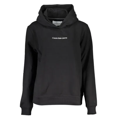 Black Cotton Women's Sweatshirt