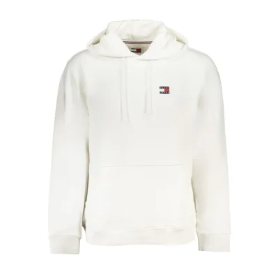Bianco Cotton Men's Sweatshirt with Hood