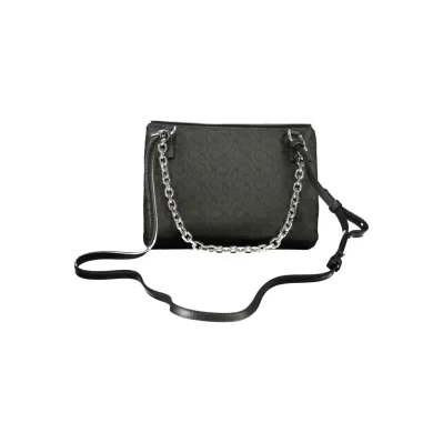 Nero Polyurethane Woman Shoulder Bag
