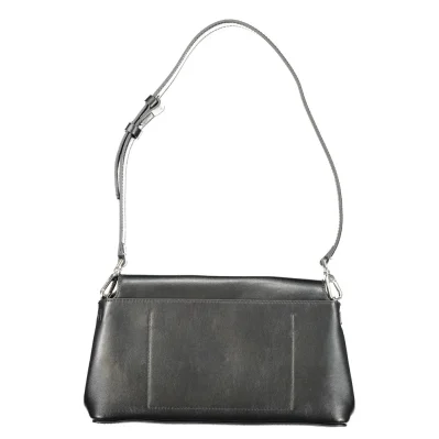 Nero Polyurethane Women Shoulder Bag