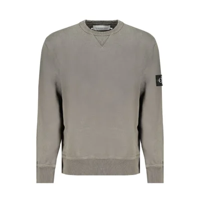 Green Cotton Men Sweater
