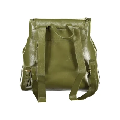 Verde Poliuretano Womens Backpack
