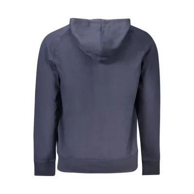 Blue Cotton Men Sweater